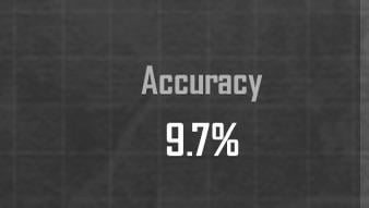 Is 9.7 accuracy good? I've never understood how the calculation of this statistic works