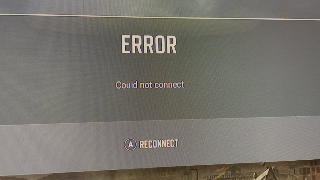 Connection Error
