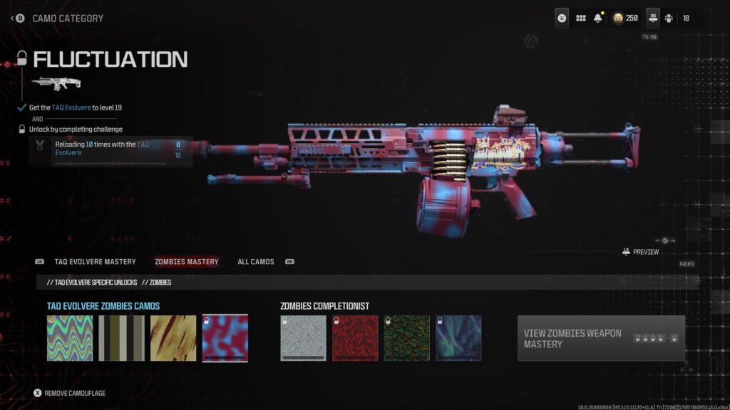 Anyone know how to get this camo? I’ve tried doing exactly what it says to do, I’ve even tried doing 10 kills without releasing the trigger and still nothing.