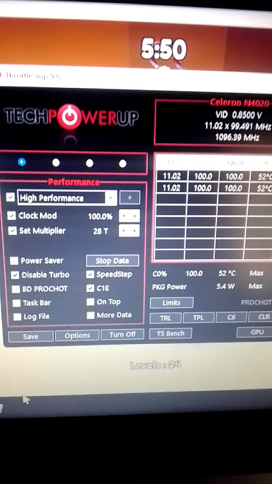 Does the Intel n4020 ever go to 2.8Ghz? - FPSHUB