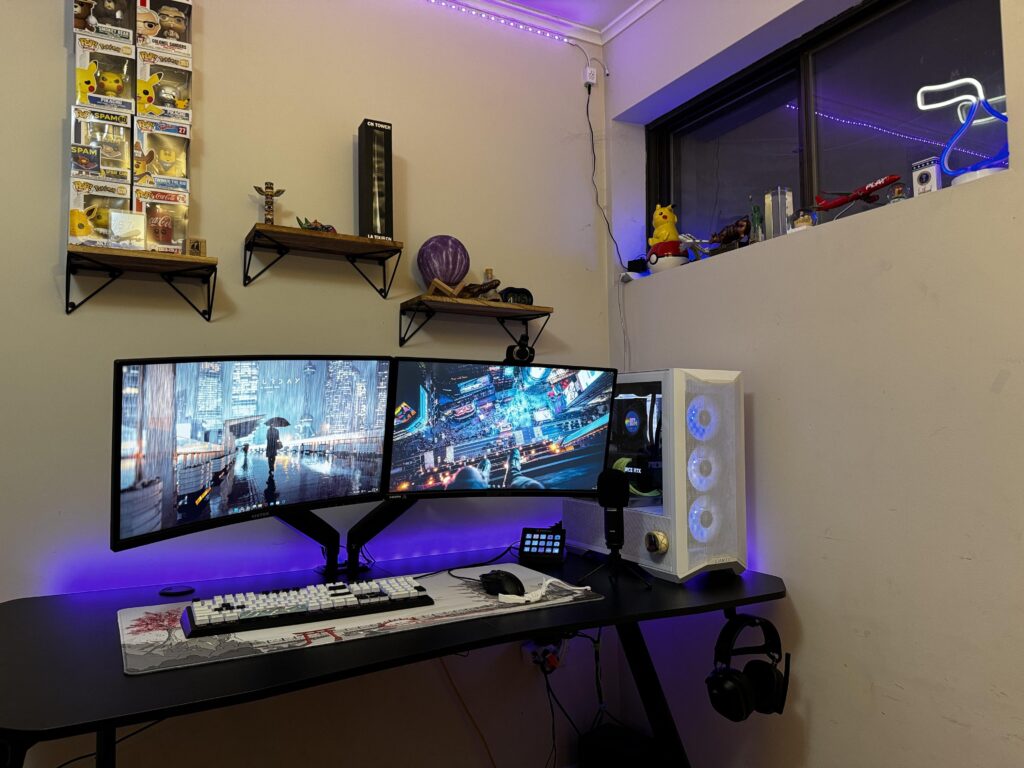 Not as nice as your setups but still happy with it. Took me three years to get it to look like this. What do you think?