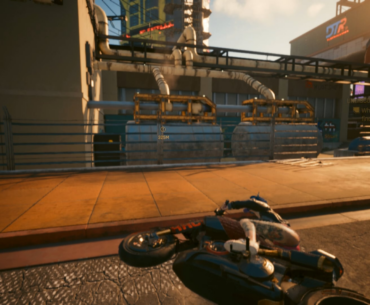 after crashing into a wall. the bike phased thru the wall, then proceeded to get a mind of its own. anyone else seen this glitch?