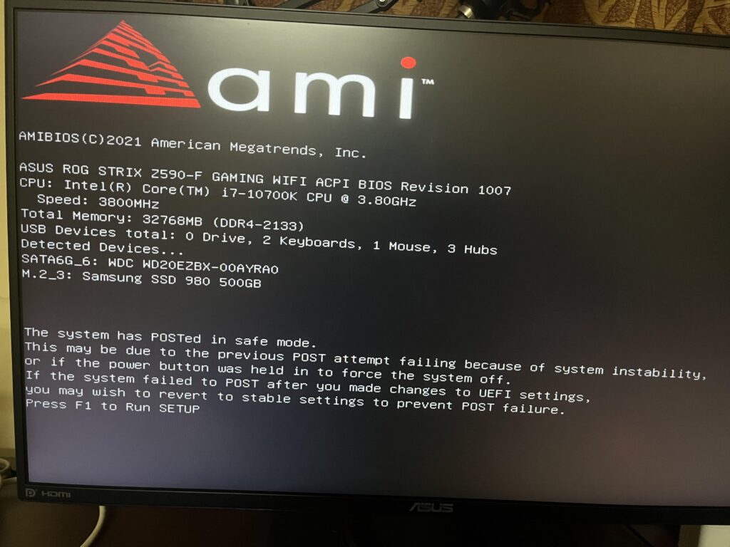 Trying to change ram frequency
