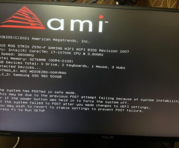 Trying to change ram frequency