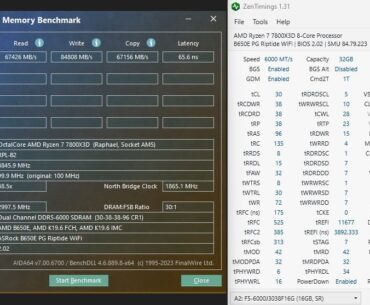 7800x3d/DDR5 Hynix/Buildzoid & EXPO timings - Why did I get no latency decrease when upping to 6400? Screenshots inside.