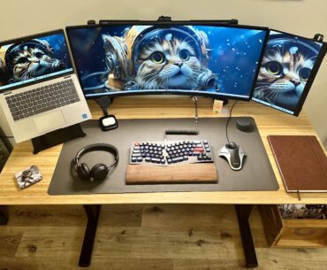 The new work from home setup.