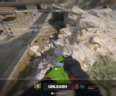 Randomly bouncing down a mountain = perfect aim