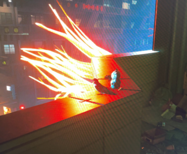 Found my first live bird 🐦 in cyberpunk, during the arasaka parade mission