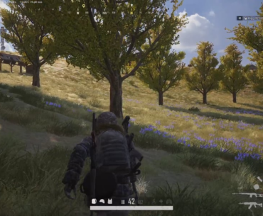 He was just minding his business