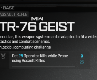 It's been months and the GEIST unlock challenge is STILL not tracking. Same for the ISO9 SMG.