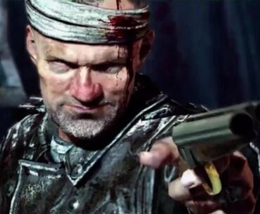 Is there a lore explanation for how Michele Rooker was able to fire 5 shots from a DB shotgun?