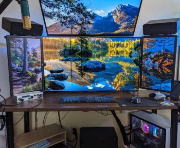 Easily my most overkill setup. Wanted to get a pic before I downsize.