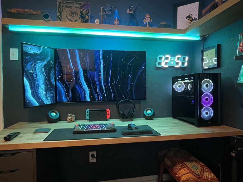 Current gaming setup. What would you add/change? Current gaming setup. What would you add/change?