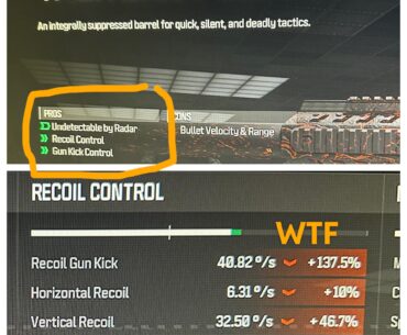 New SMG Barrel + Stats ???