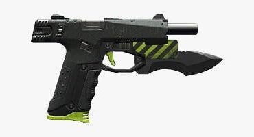 V’s iconic weapon.