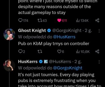 Huskerrs is one of the best MnK players, thinking of switching to controller because warzone is increasingly becoming less fun on M&K.