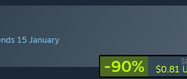 Firewatch, Less than a dollar on steam.