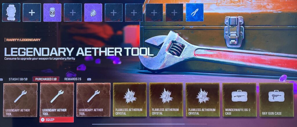 Free “Purchased” acquisitions in stash