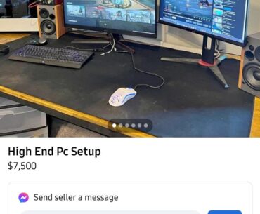 It has 2 monitors, it has to be worth $7500, right?