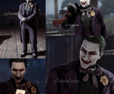 I recreated The Joker in Red Dead Redemption 2 by mixing NPC assets with mods on PC