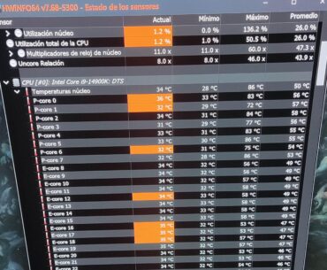 Wich temp to watch at Ocing