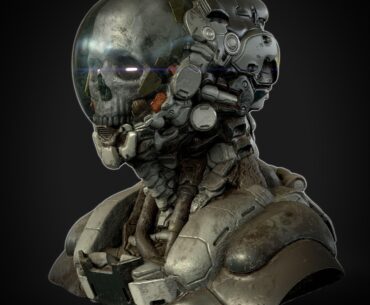 3D sculpt I made based on Ching Yeh concept.