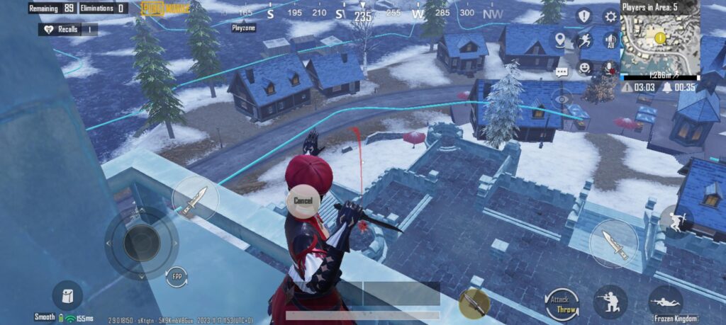 [Question] Who took the fun off a camper? I can't land on the tower🗼 any more! (I was throwing at who was throwing at another in the screenshot)