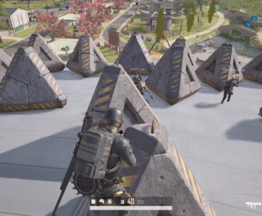 Blocked off the zip lines on stadium