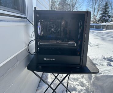 Alright, ready for everyone to rate (or roast) my cooling setup. I did see about 30°C - 40°C temp drops on the GPU and CPU at load.
