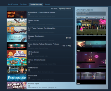 Hello everyone, we have been sharing our Pixel Art Cyberpunk game Anomaly Agent here for a while. It was a very difficult process but we are proud to announce that our first game Anomaly Agent has made it onto the Popular upcoming release list on Steam. Thank you guys :)