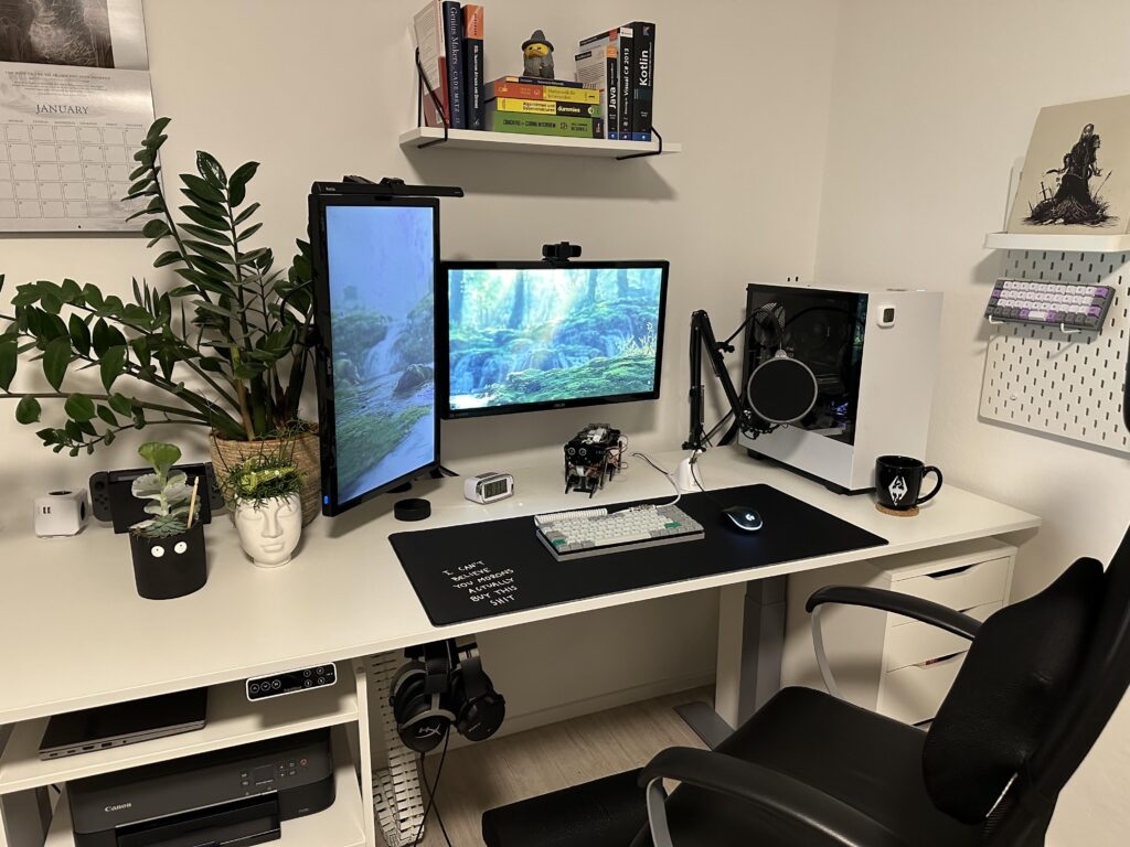 Getting a bigger desk is a game changer