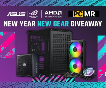 PCMR New Year New Gear Giveaway ft. Cooler Master, AMD and ASUS ROG!