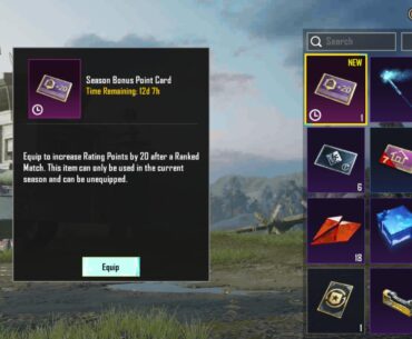 How to get more season bonus point cards in pubg