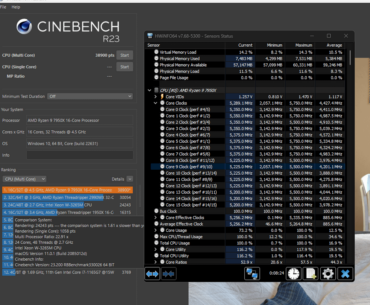 7950X not boosting past 5.3ghz all core.