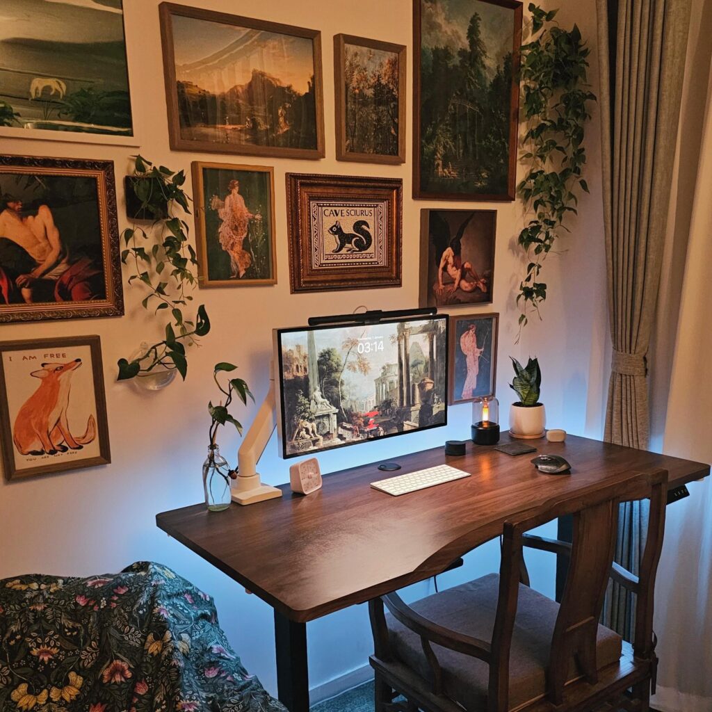 Surrounded by art