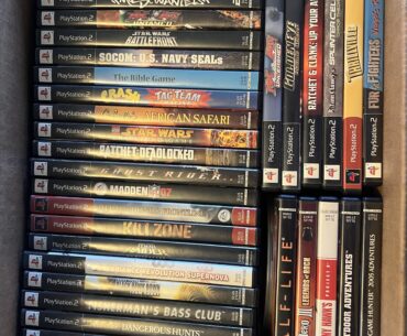 Found a whole box of my old ps2 games most are CIB