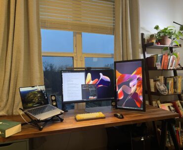 My battlestation on a gloomy day