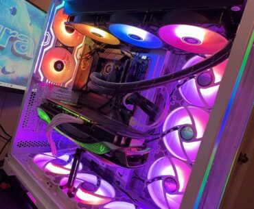 First time build, originally fans were a mess. Got new ones here’s what it looks like now