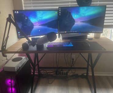 I’d say it’s had a glow up since my last post, need to fix the cables though 😭