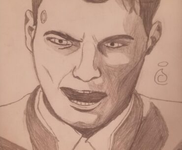 [OC] Tried to draw Connor from Detroit: Become Human