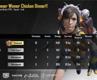 4 rescues and 3 recalls. when will pubg fix the matchmaking system