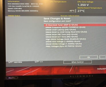 XMP I Enabled Doesn’t Work