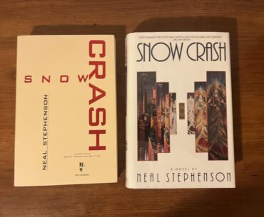 Snow Crash uncorrected proof and signed Snow Crash first edition/first printing.
