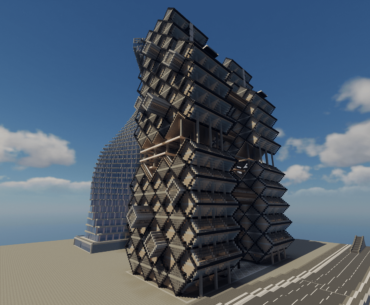 Minecraft megabuilding