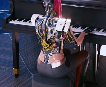What happens if you pull really hard on her wires ?
