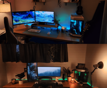 I accidentally made my wife's setup cooler than mine (Hers is on top)