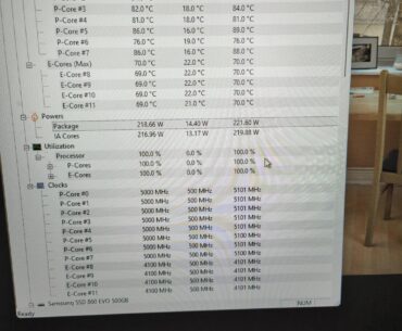 My results from CPU lapping and contact frame