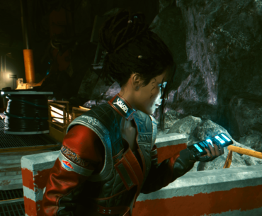 Correct me if I'm wrong but... is this the only time you see someone using a regular phone in the game?