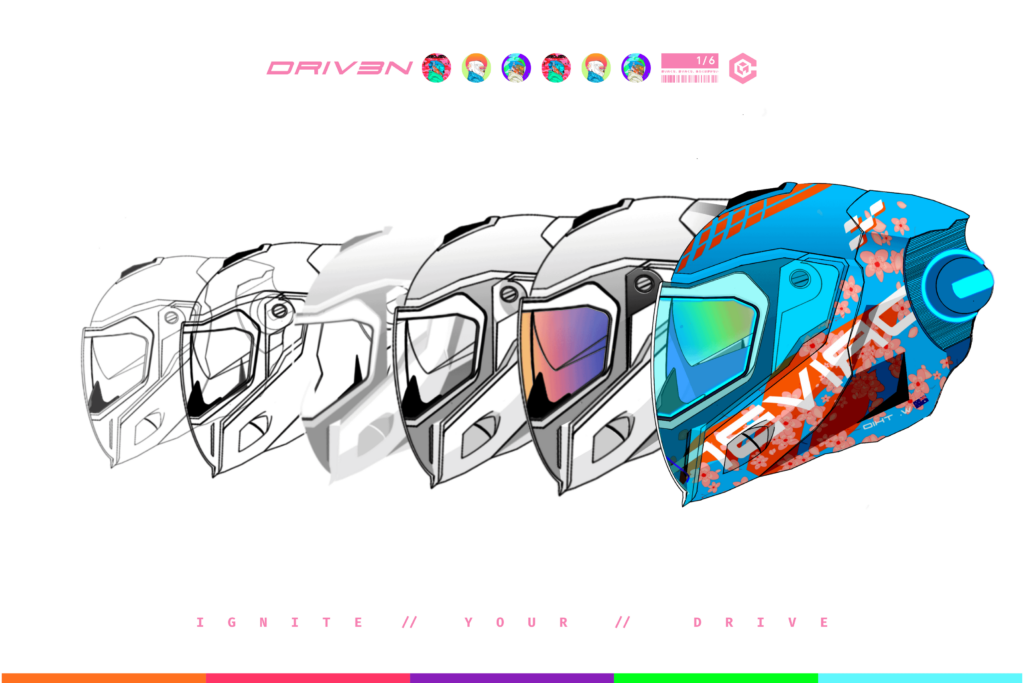 A look at the layering of our hand drawn avatar cosmetic options! Hit the comments if you want to be a BETA tester!