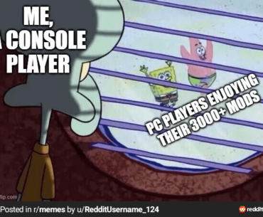 Seeing those flying cars on pc makes me really sad lmao